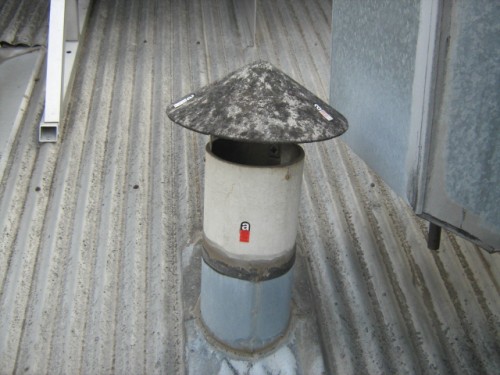 дымоход из асбестовой трубы