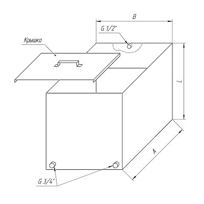 Бак для теплообменника