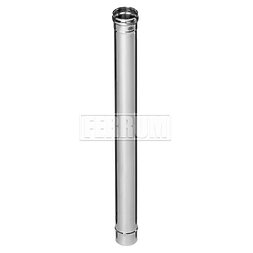 Одностенный Дымоход Феррум 1 метр из Нержавеющей Стали