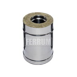 Сэндвич 0,25м Двухстенного Дымохода Феррум